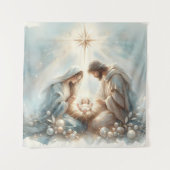 Tenture Radiant Holy Family Nativity Scene (Devant)