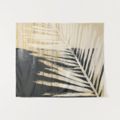 Tenture Raffie d'or - Franges de palme (Devant (Horizontal))