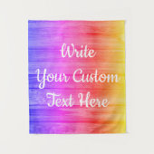 Tenture Rainbow Birthday Party Photo Boot Backdrop Prop (Devant)