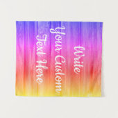 Tenture Rainbow Birthday Party Photo Boot Backdrop Prop (Devant (Horizontal))