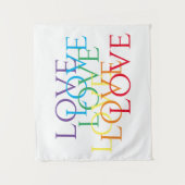 Tenture RAINBOW LOVE Tapestry (Devant)