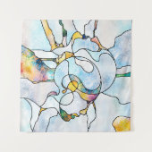 Tenture Rainbow Shards. Unity of Stained Glass series. Bac (Devant (Horizontal))