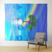 Tenture Rainbow Tree (En situation (horizontale))