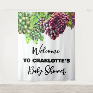 Tenture Raisin de pays vignes vignoble domaine mariage 