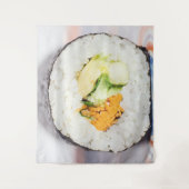 Tenture Râle de sushi Poisson et riz (Devant)