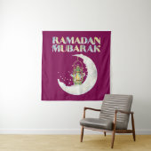 Tenture Ramadan Moubarak (En situation)