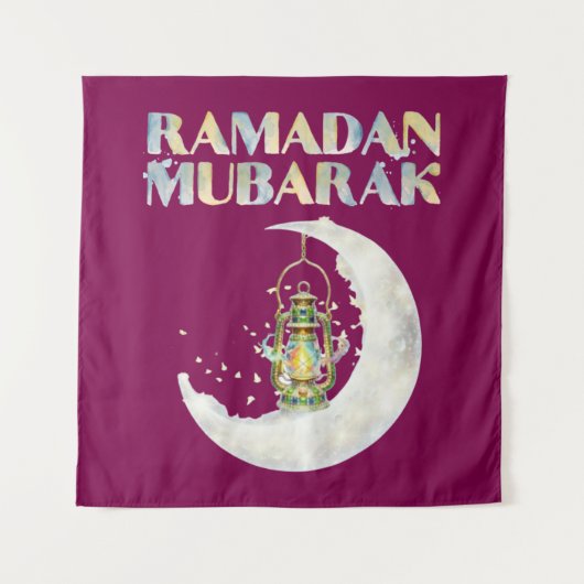 Tenture Ramadan Moubarak (Devant)