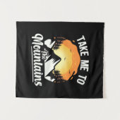 Tenture Randonnée Emmène-Moi Aux Montagnes (Devant (Horizontal))