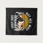 Tenture Randonnée Tous Ceux Qui Se Promènent Ne Sont Pas P (Devant (Horizontal))