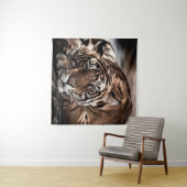 Tenture ranthambore tigre mâle sauvage Image d'art (En situation (horizontale))