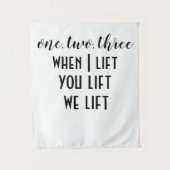 Tenture Rappel de l'aide de l'ascenseur (Devant)