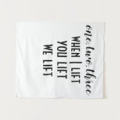 Tenture Rappel de l'aide de l'ascenseur (Devant (Horizontal))