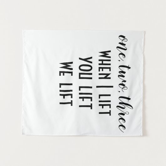 Tenture Rappel de l'aide de l'ascenseur (Devant (Horizontal))