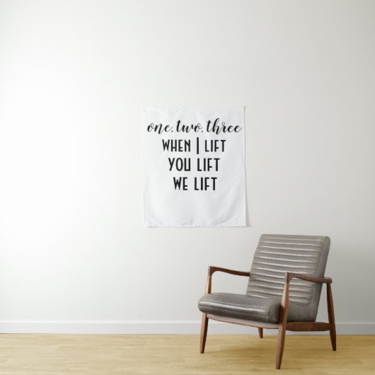 Tenture Rappel de l'aide de l'ascenseur (En situation)