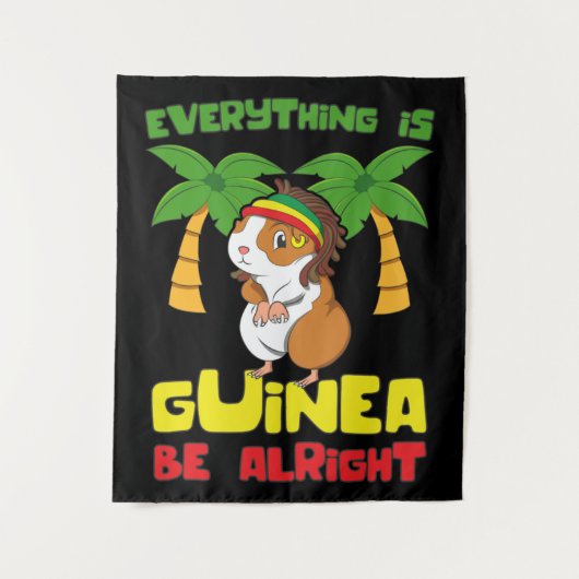 Tenture Rasta Guinea Pig (Devant)