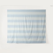 Tenture Rayures bleu clair (Devant (Horizontal))