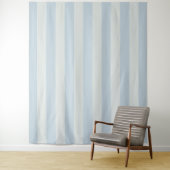 Tenture Rayures bleu clair (En situation)