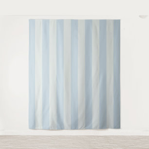 Tenture Rayures bleu clair