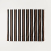 Tenture rayures Brown, noir et blanc (Devant (Horizontal))