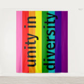 Tenture Rayures de l'original 8 du gay pride LGBT (Devant)