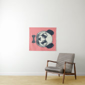 Tenture Rayures de panda (En situation (horizontale))