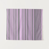 Tenture Rayures Gris Violet (Devant (Horizontal))