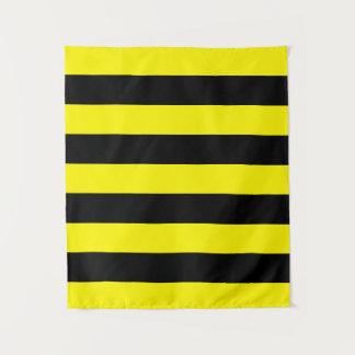 Tenture Rayures jaunes et noires