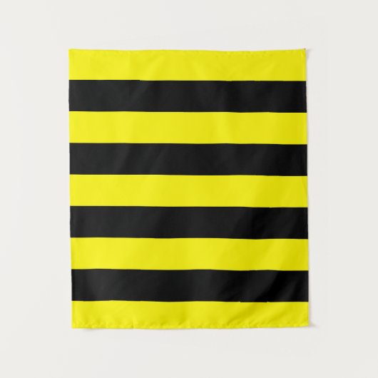 Tenture Rayures jaunes et noires (Devant)