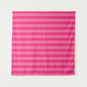 Tenture Rayures rose pâle et rose chaud (Devant)