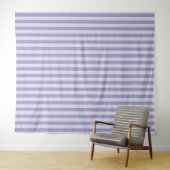 Tenture Rayures violettes (En situation (horizontale))