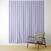 Tenture Rayures violettes (En situation)