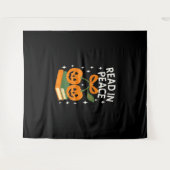 Tenture Read in Peace Funny Halloween Book (Devant (Horizontal))