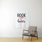 Tenture Reading Art Book Lover (En situation)