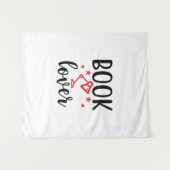 Tenture Reading Art Book Lover (Devant (Horizontal))