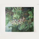 Tenture Realistic Grape Vine with Leaves – Fine Art (Devant (Horizontal))