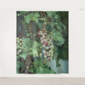 Tenture Realistic Grape Vine with Leaves – Fine Art (Devant)