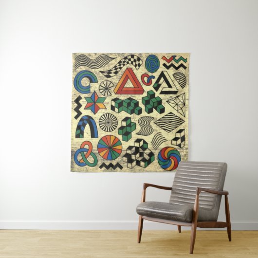 Tenture Rebellious Geometries (En situation)