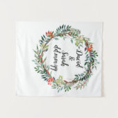 Tenture Réception de mariage de Noël Contexte Photo Booth (Devant (Horizontal))