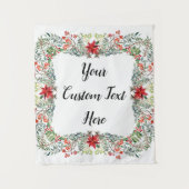 Tenture Réception de mariage de Noël Contexte Photo Booth (Devant)