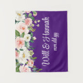 Tenture Réception de mariage de verdure personnalisée (Devant)