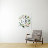 Tenture Réception de mariage de verdure personnalisée Prop (En situation)