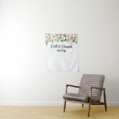 Tenture Réception de mariage de verdure personnalisée Prop (En situation)