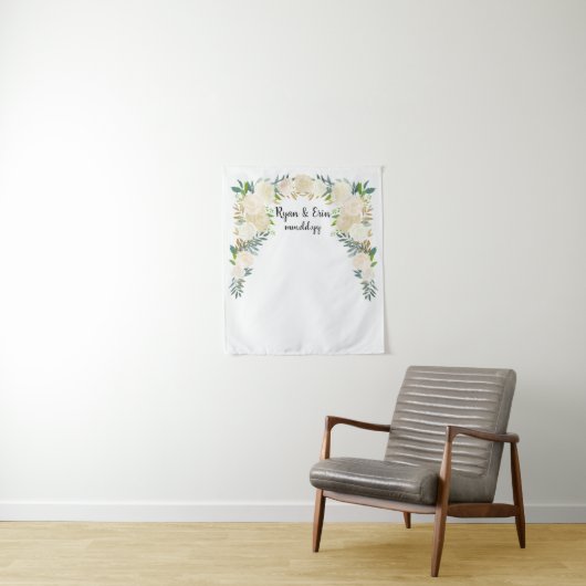 Tenture Réception de mariage d'hiver Contexte Photobooth (En situation)