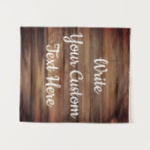 Tenture Réception de mariage rustique Photo Booth Backdrop (Devant (Horizontal))