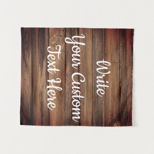 Tenture Réception de mariage rustique Photo Booth Backdrop (Devant (Horizontal))