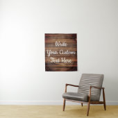Tenture Réception de mariage rustique Photo Booth Backdrop (En situation)