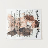 Tenture Recette Pour Un Cadeau De Mariage Heureux (Devant (Horizontal))