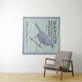 Tenture Recherché South Island Kokako (En situation (horizontale))