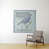 Tenture Recherché South Island Kokako (En situation)