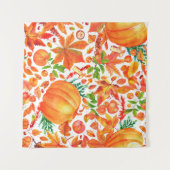 Tenture Récolte d'automne : aquarelle L'abondance de chute (Devant (Horizontal))